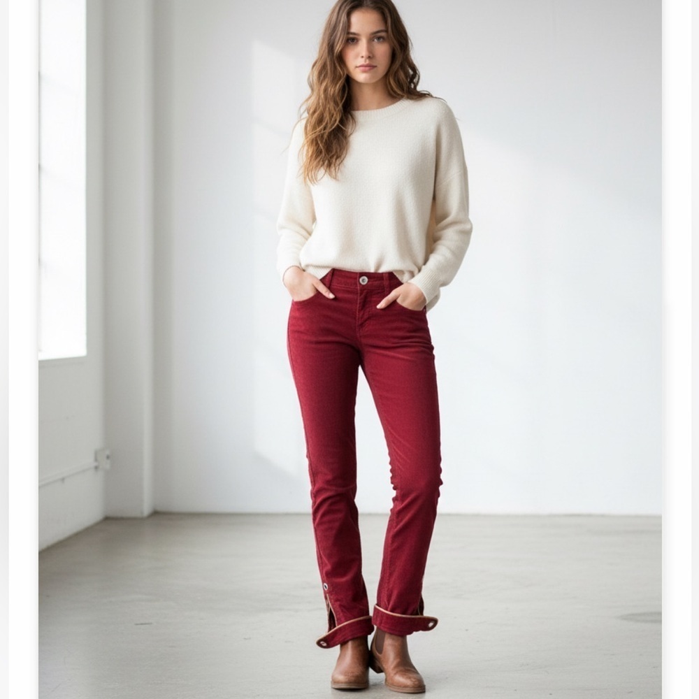 Marithe François Girbaud Corduroy Jeans Sz 26